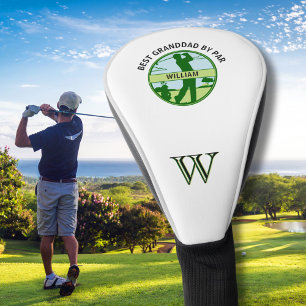 BESTE OMA VON PAR NAME INDIVIDUELLE MONOGRAMM GOLF HEADCOVER