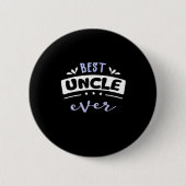 Beste Onkel je Geschenkidee Button (Vorderseite)