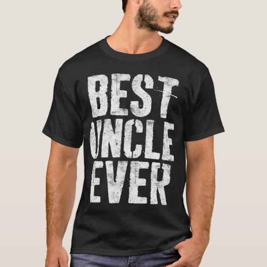 Beste Onkel je T - Shirt Vatertag Geschenk Shirt (Vorderseite)
