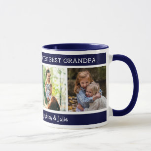  Beste Opa 4 Foto Collage Happy Vatertag  Tasse