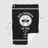 Beste Opa by Par Moderner Golfer Golf im Val Piora Golfhandtuch (Insitu)