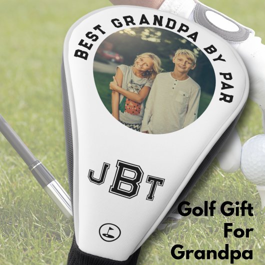 Beste Opa by Par Monogram Foto Golf Head Cover Golf Headcover