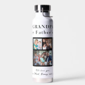 Beste Opa-Collage-Typografie des modernen Fotos Trinkflasche (Links)