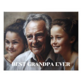 Beste Opa Custom Fotodruck (Vorne)