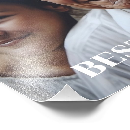 Beste Opa Custom Fotodruck (Ecke)