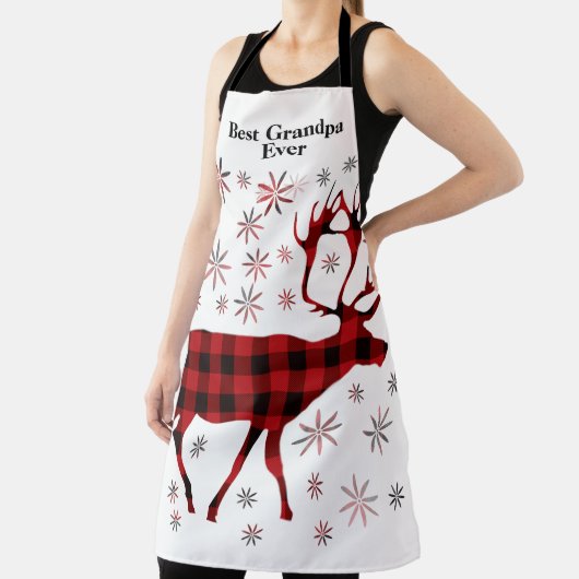 Beste Opa Ever Weihnachtswildplaike Schürze (InSitu)