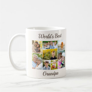 Beste-Opa-Foto-Collage der Welt Kaffeetasse