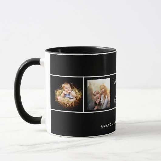 Beste Opa-Foto-Collage Tasse (Links)