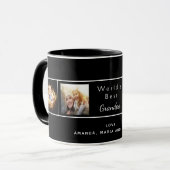 Beste Opa-Foto-Collage Tasse (Vorderseite Links)