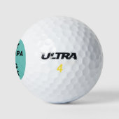 Beste Opa-Geschenk Golfball (Logo)