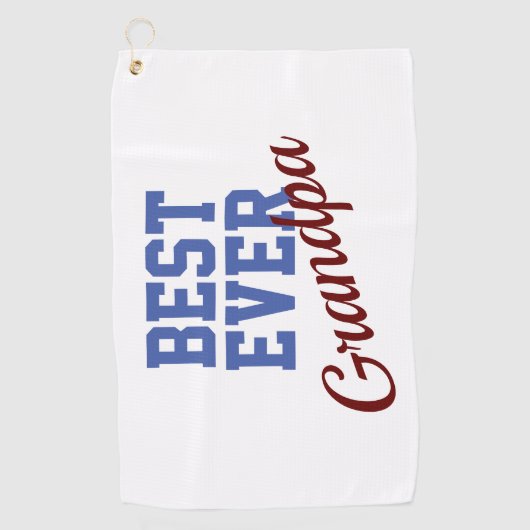 Beste Opa Golfhandtuch (Vorderseite)