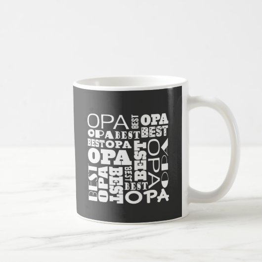 Beste Opa Großvater-Geschenk-Idee Kaffeetasse (Rechts)