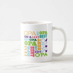 Beste Opa Großvater-Geschenk-Idee Kaffeetasse