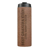 Beste Opa-Imitate mit edler Lederkörnigkeit Thermosbecher (Vorderseite)