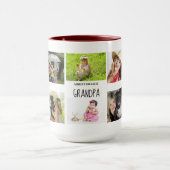 Beste Opa je 10 x Foto Collage Großkinder Tasse (Zentrum)