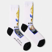 Beste Opa je | #1 Trophäe FotoCollage Socken (Rechts)