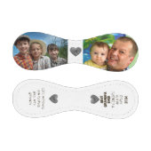 Beste Opa je 2-Foto Collage Keepake Baseball (Paneele)