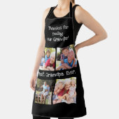 Beste Opa je 4 Foto Collage Spaß Keepake Schürze (InSitu)