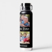Beste Opa je 4 Foto Collage Spaß Keepake Trinkflasche (Rückseite)