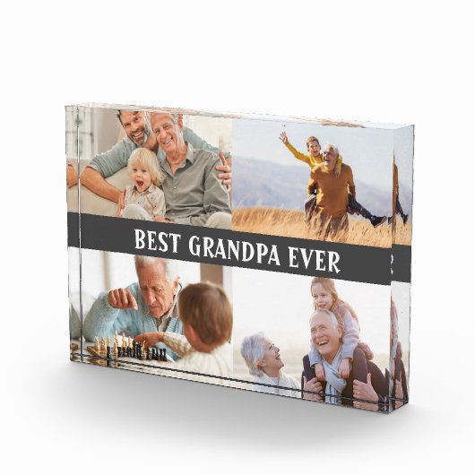 Beste Opa je 4 FotoCollage Erstellen Sie Ihre eige Fotoblock (Rechts)