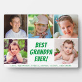Beste Opa je 5 Fotos Fotoplatte (Vorderseite)