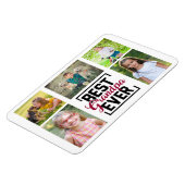 Beste Opa je 5 Großkind FotoCollage Magnet (Linke Seite)