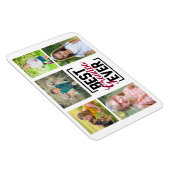 Beste Opa je 5 Großkind FotoCollage Magnet (Rechte Seite)