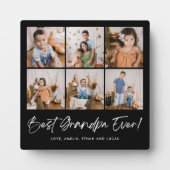 Beste Opa je 6 Foto Plaque Fotoplatte (Vorderseite)