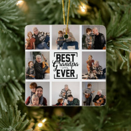 Beste Opa je 8 Foto Collage Keramik Keramikornament