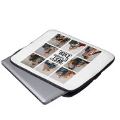 Beste Opa je 8 Foto Collage Laptop Sieb Laptopschutzhülle (Vorne Knopf)