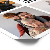 Beste Opa je 8 Foto Collage Poster (Ecke)
