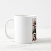 Beste Opa je 8 Foto Collage Tasse Kaffee (Links)