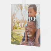 Beste Opa je | Angebot und Foto Ornament Aus Glas (Vorderseite links)