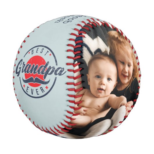 Beste Opa je Baseball (Schrägansicht)