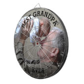 Beste Opa je benutzerdefiniertes Foto Erstellen Si Dartscheibe (Vorderseite rechts)