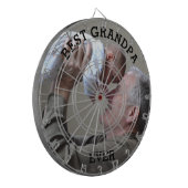 Beste Opa je benutzerdefiniertes Foto Erstellen Si Dartscheibe (Vorderseite Links)