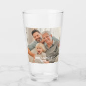 Beste Opa je benutzerdefiniertes Foto Erstellen Si Glas (Vorderseite)
