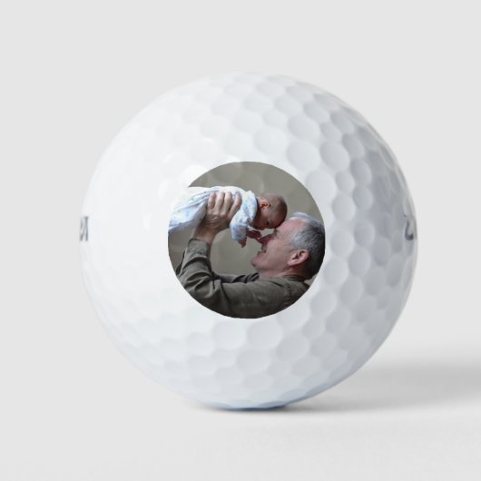 Beste Opa je benutzerdefiniertes Foto Erstellen Si Golfball (Vorderseite)
