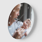 Beste Opa je benutzerdefiniertes Foto Erstellen Si Große Wanduhr (Winkel)