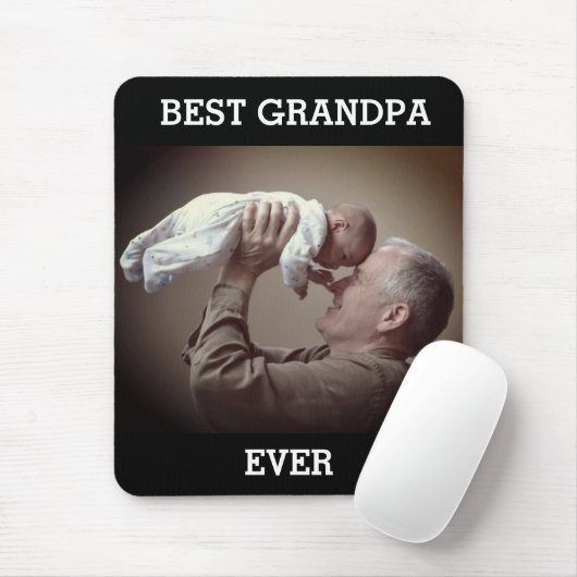 Beste Opa je benutzerdefiniertes Foto Erstellen Si Mousepad (Mit Mouse)