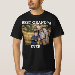 Beste Opa je benutzerdefiniertes Foto Erstellen Si T-Shirt