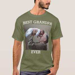 Beste Opa je benutzerdefiniertes Foto Erstellen Si T-Shirt