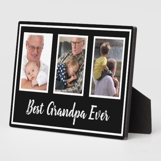 Beste Opa je Ebene Fotoplatte (Seite)