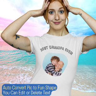 Beste Opa je Erstellen Sie Ihr eigenes Foto Cool T-Shirt