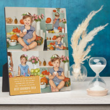 Beste Opa je | Farbblockfoto-Collage