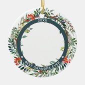 Beste Opa je Foto Weihnachten Keramik Ornament (Vorne)
