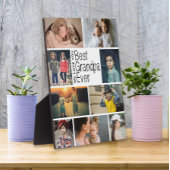 Beste Opa je FotoCollage Fotoplatte