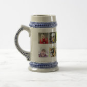 Beste Opa je FotoCollage Großkinder Tasse (Links)