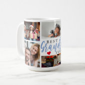 Beste Opa je FotoCollage Kaffeetasse (Vorderseite Links)
