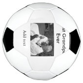 Beste Opa je fügen Fotoname klassisch elegant Fußball (Gedreht)